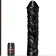 Fallo Gigante Realistico THE HOME STRETCH All Black Steroid 50 x 11,5 cm Nero