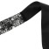 Benda per Occhi in Pizzo Elegante Coquette Larga 4 cm Nero
