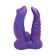 Dildo Doppio in Silicone DEMON ORPHOX Viola 18 x 4 cm e 17 x 4 cm