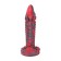 Dildo in Silicone ALIEN FURAX Rosso e Nero 24 x 5,7 cm