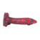 Dildo in Silicone ALIEN FURAX Rosso e Nero 24 x 5,7 cm