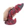 Dildo in Silicone ALIEN FURAX Rosso e Nero 24 x 5,7 cm