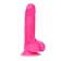 Fallo Realistico con Pelle Scorrevole Dual Layer SLIDY 17,8 x 3,6 cm Fucsia