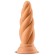 Plug Anale a Spirale FELIX 15 x 4 cm Pelle Chiara