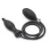 Plug Anale Gonfiabile in Silicone DARK INFLATOR 11 x 3,5 cm Nero