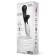 Vibratore Rabbit in Silicone MAVERDICK 21,6 x 3,4 cm Nero