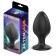 Plug Anale in Silicone RIFTER L 9 x 4,5 cm Nero