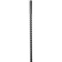 Sonda Uretrale Flessibile in Silicone con Rilievi Stimolanti SU10 24 x 1 cm Nero
