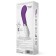 Vibratore in Silicone BENTY 21 x 3,4 cm Viola
