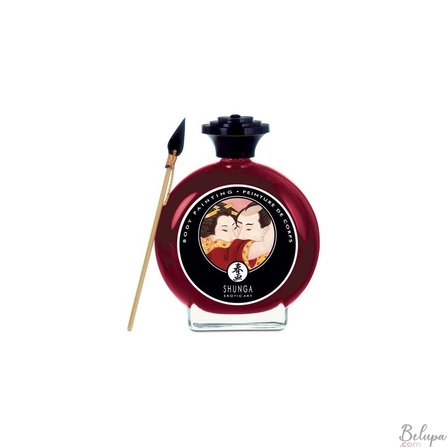 Kit Poudre De Massage Comestible SHUNGA - Saveur Fraise - Pour Couples