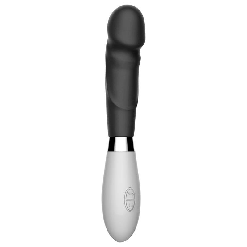 Realistische Siliconen Vibrator LOUVER 20,8 x 3,5 cm Zwart