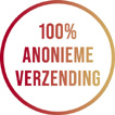 100% anonieme verzending