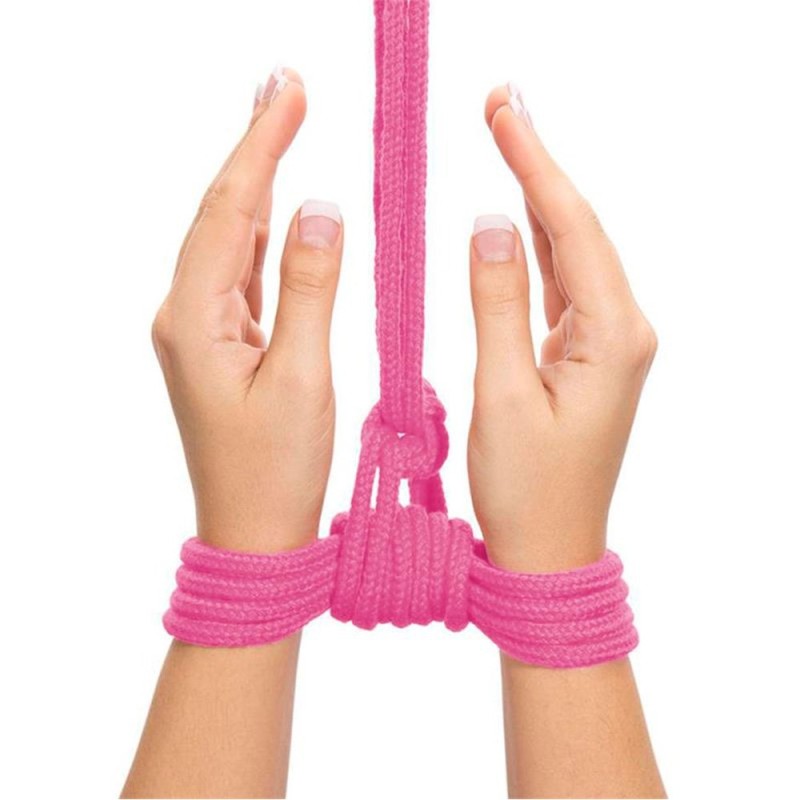 Bondage en Shibari Touw Lovetoy 10m Roze