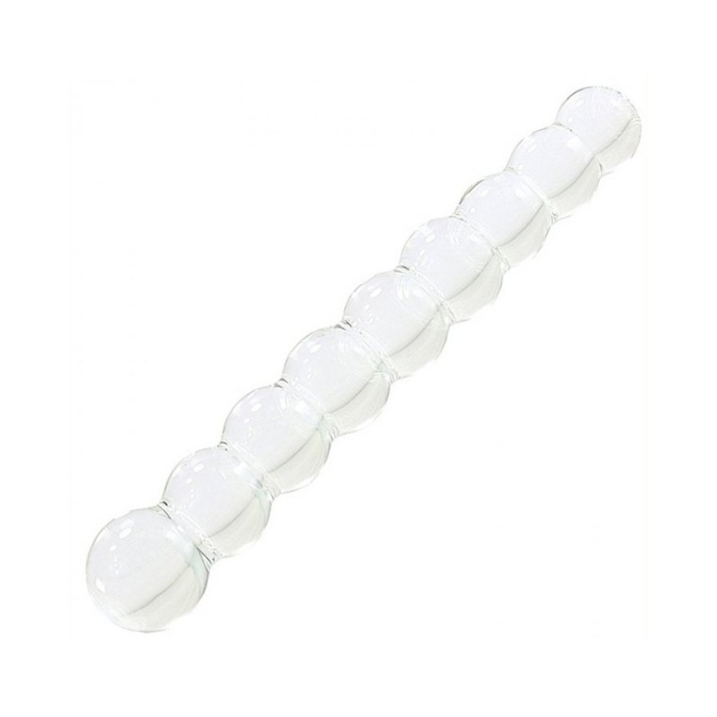 Glazen Dildo SNOWBALL Transparant 15,6 x 2 cm