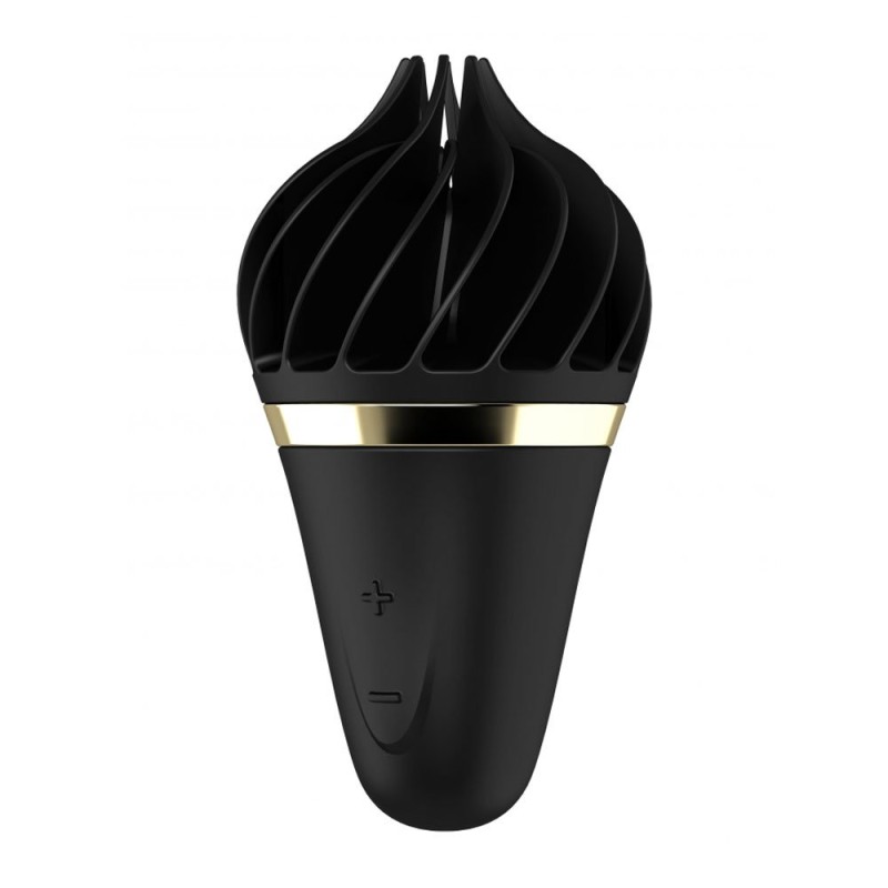 Clitoral Licker in Silicone SWEET TREAT Satisfyer Oplaadbaar Zwart