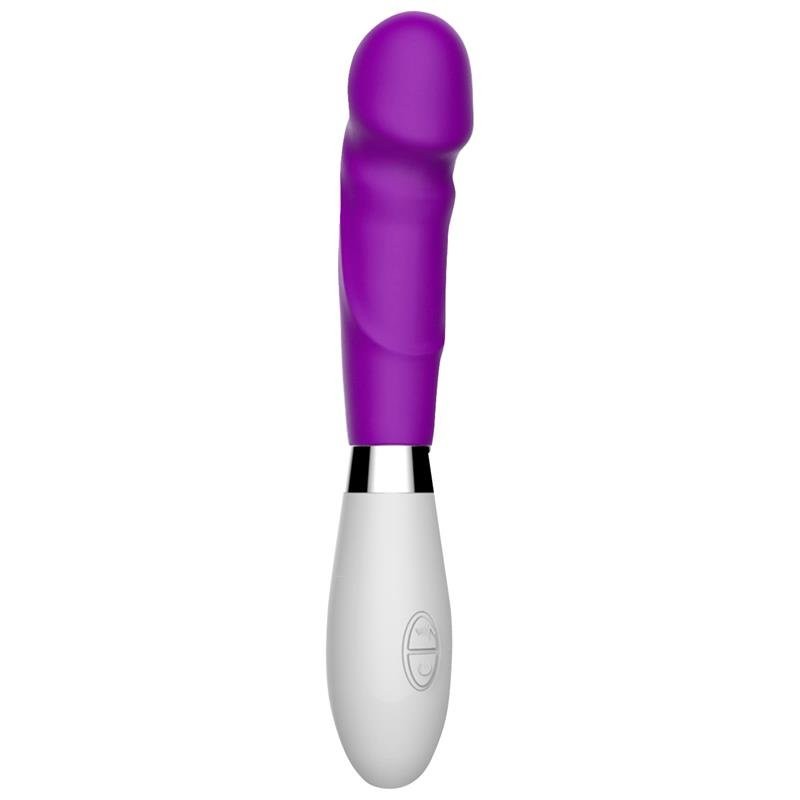 Realistische Siliconen Vibrator LOUVER 20,8 x 3,5 cm Paars