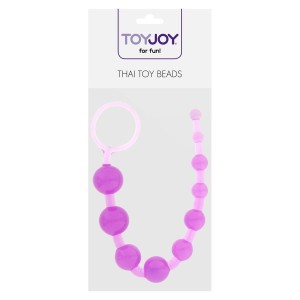 Anale kralen Progressief Flexibel THAI 25,5 x 2,5 cm Fuchsia