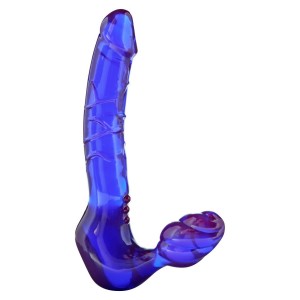 Strapless Strap-On BEND OVER BOYFRIEND 24.5 x 4 cm Paars