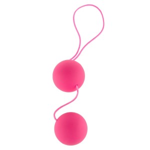 Dubbel Oscillerende Vaginale Ballen FUNKY LOVE 3.5 cm Roze