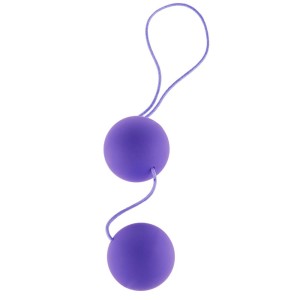 Dubbel Oscillerende Vaginale Ballen FUNKY LOVE 3.5 cm Paars
