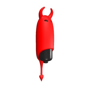 Mini Siliconen Bullet Vibrator POCKET DEVOL 8.5 x 2.3 cm Rood