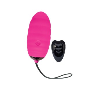 Trillend ei van siliconen met draadloze afstandsbediening OCEAN BREEZE 2.0 7,5 x 3,4 cm Roze