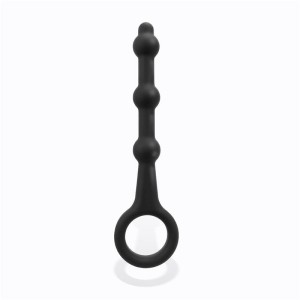 Siliconen Anale Ketting ELEMER 17 x 2 cm Zwart