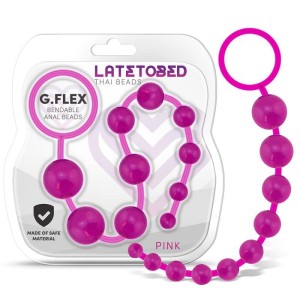 Anale kralen Progressief Flexibel G.FLEX 30 x 2 cm Roze