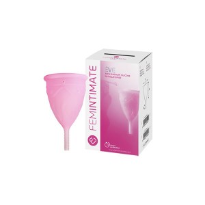 Siliconen Menstruatiecup EVE Maat L Roze