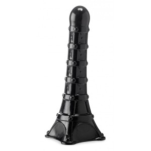 Reusachtige Dildo PARIS Zwart 32,5 x 8,5 cm