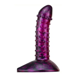Siliconen Dildo FANTASY SAPERLI Roze en Zwart 21 x 4,5 cm