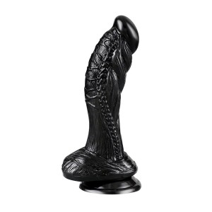 Dildo MONSTER SEEMUS Zwart 20 x 4.5 cm