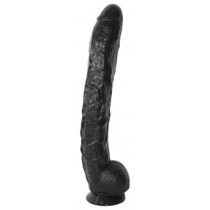 Gigantische Realistische Dildo SYDNEY Zwart 40,5 x 5,8 cm