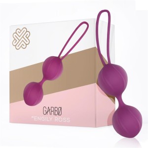 Siliconen Vaginale Ballen GARBO 10 x 3,5 cm Paars