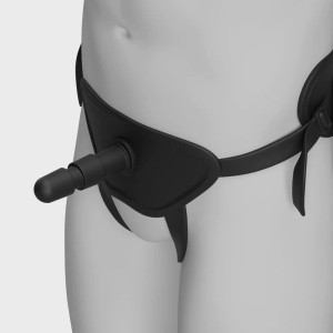 Verstelbaar Strap-On Harnas Hung Systeem Zwart met Universele Bevestiging