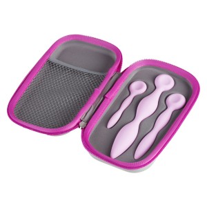 Set van 3 siliconen vaginale dilators INTIMRELAX Roze