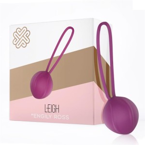 Siliconen Vaginale Bal LEIGH 15 x 3,5 cm Paars