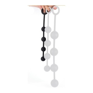 Anale ketting met siliconen kralen QUARTY S 30 x 3 cm