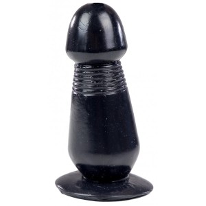Reusachtige Anale Plug DICKPLUG Zwart 19 x 7 cm