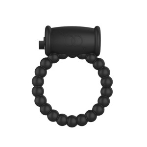 Vibrerende Cockring in Silicone A-Gusto 012 Zwart