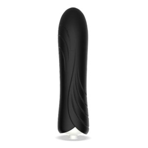 Mini Siliconen Vibrator BILIE 10 x 2.2 cm Zwart