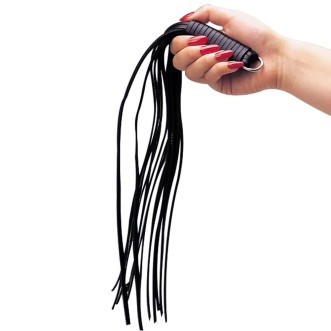 Multicord Leren Zweep Zado 45 cm Zwart