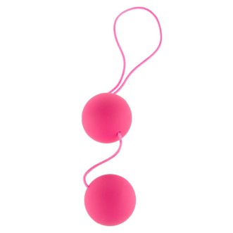Dubbel Oscillerende Vaginale Ballen FUNKY LOVE 3.5 cm Roze