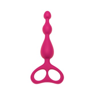 Anale kralen van siliconen ARROW 17 x 3 cm Roze