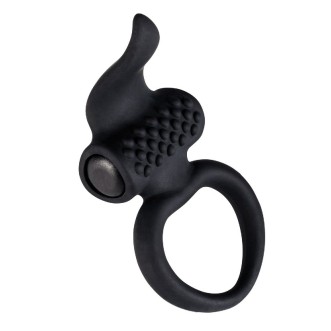Vibrerende Cockring in Silicone LINGUS Zwart