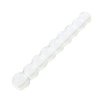 Glazen Dildo SNOWBALL Transparant 15,6 x 2 cm