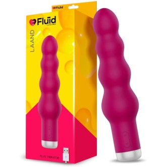 Progressieve Siliconen Vibrator LAAND 19,5 x 3,5 cm Fuchsia Oplaadbaar