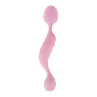 Magic Wand Silicone Massager UNIVERSELE MASSAGER 21 x 3,7 cm Roze Oplaadbaar