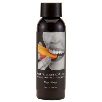 Eetbare massageolie Mango smaak Earthly Body 60ml