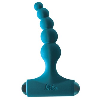 Vibrerende Progressieve Anale Plug in Siliconen SPLENDOR 2.0 12.1 x 2.6 cm Blauw Oplaadbaar